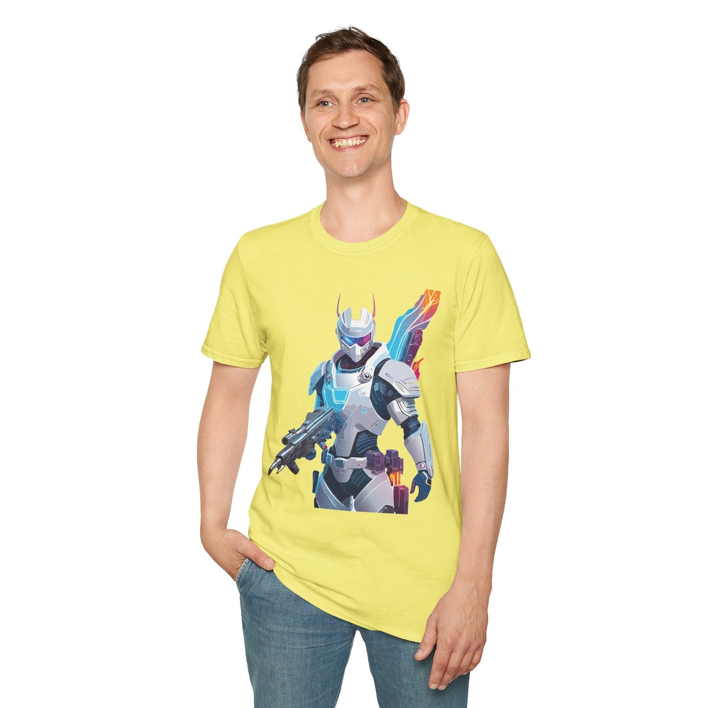Robocop Graphic Unisex Cotton With Cyber Man Artwork Tee 3