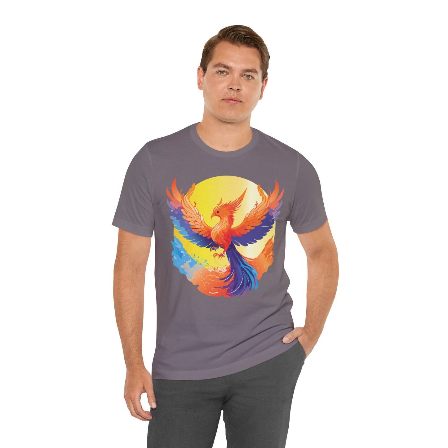 Unisex Animal Print Tee Shirt With Art Design Wild Animals Short Sleeve Comfort Fit