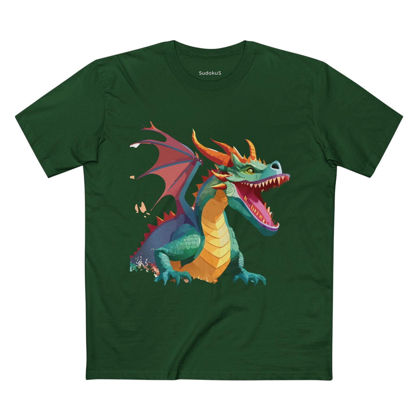 Dragon Graphic Unisex 100 Cotton Staple Tee 3