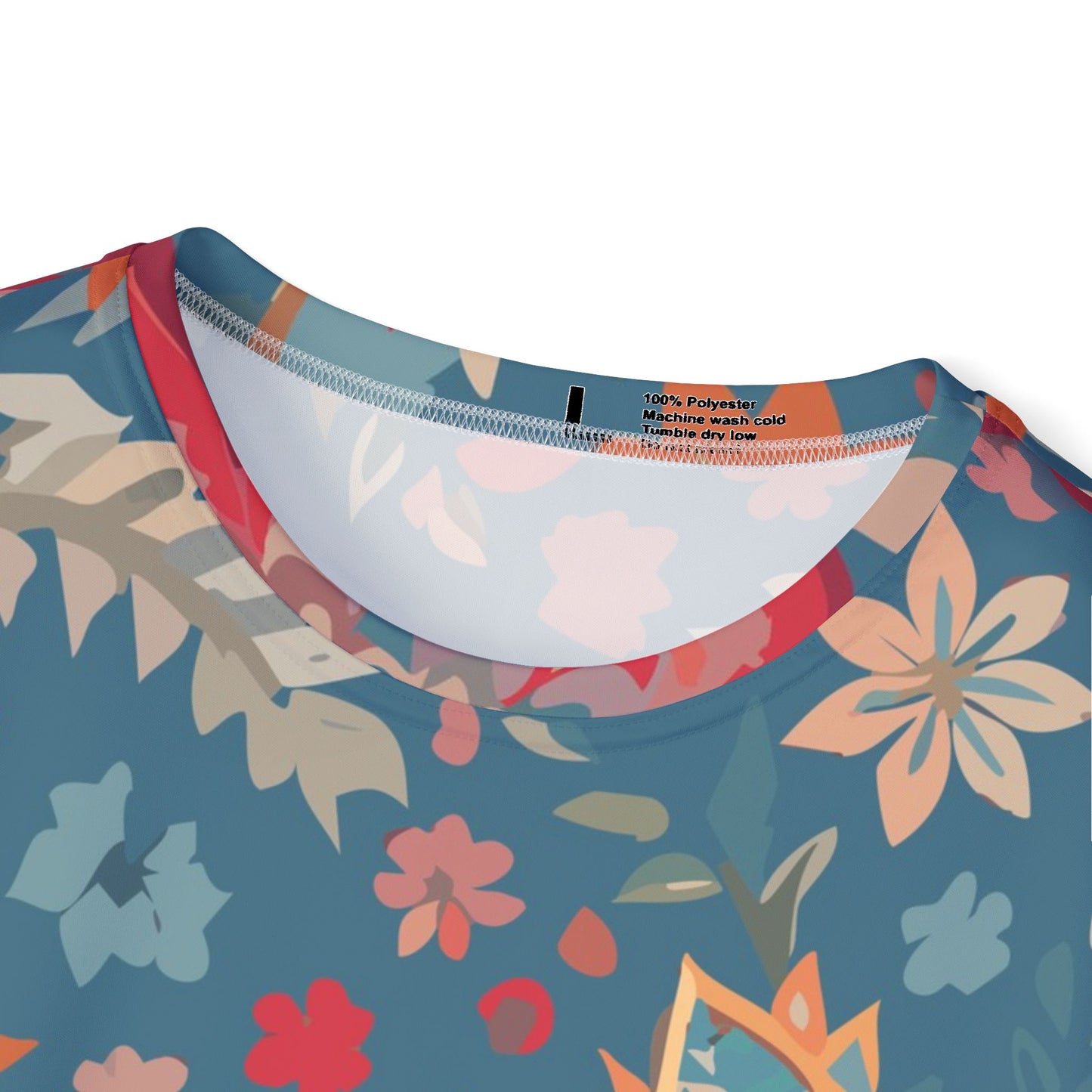 Unisex Floral Print Shirt, Shirt with Floral Print