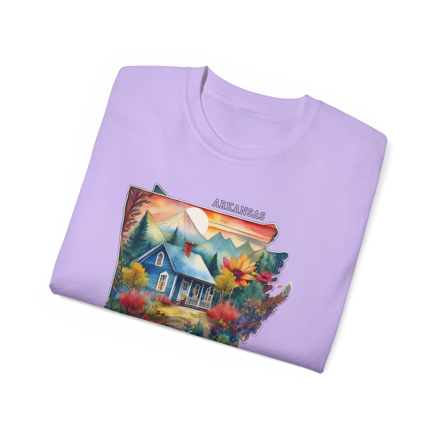 Arkansas Graphic Unisex Cotton T‑Shirt 2