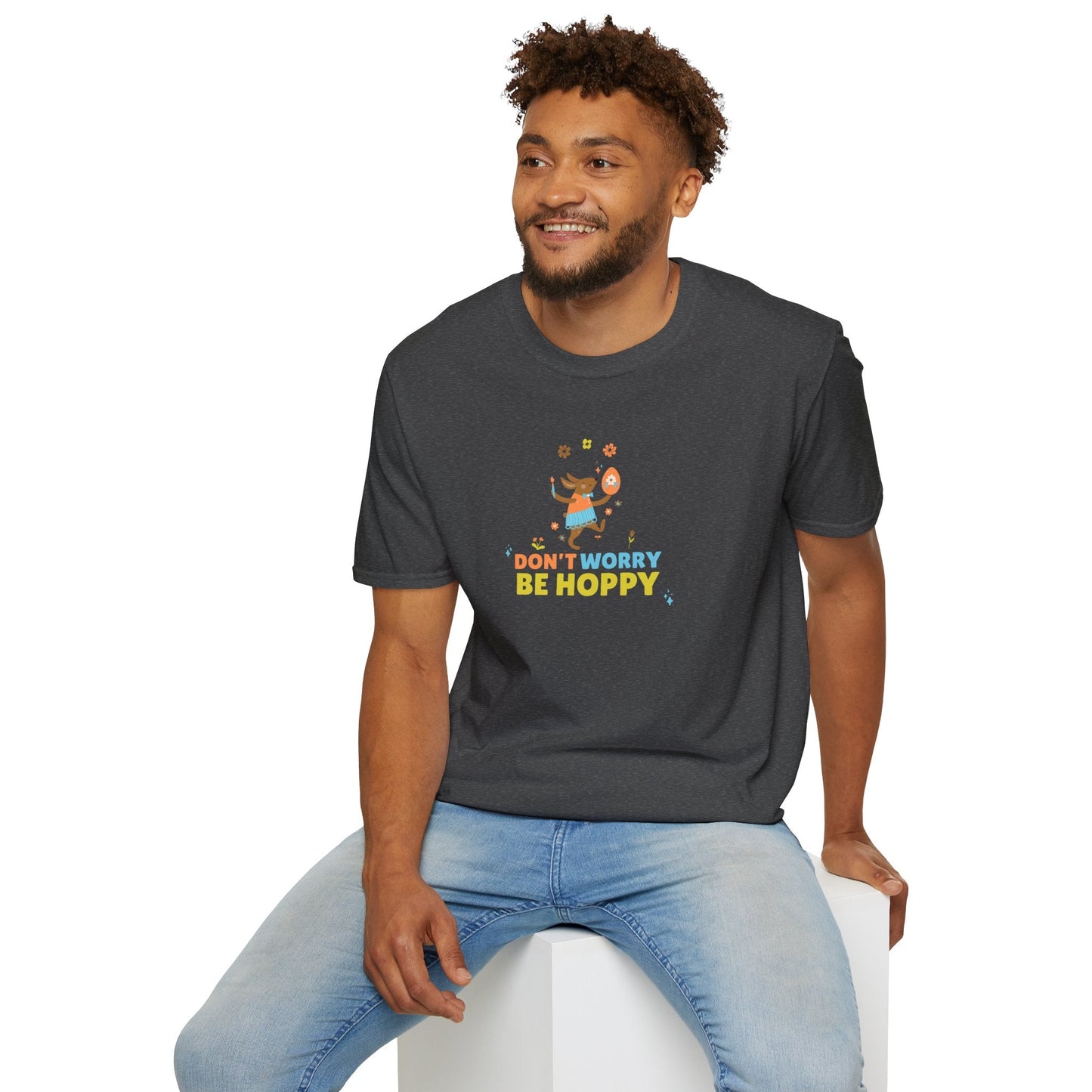 Easter Day T Shirt With Signature Art Design Unisex Softstyle Tee 64000 By Gildan