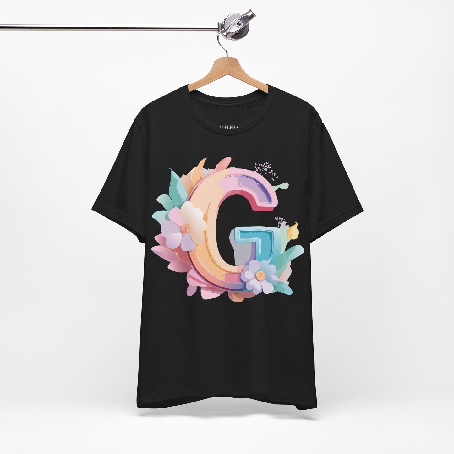 Letter G Shirt Unisex Graphic Tee by Adelpha Vintage Inspired Artwork for Everyday Style