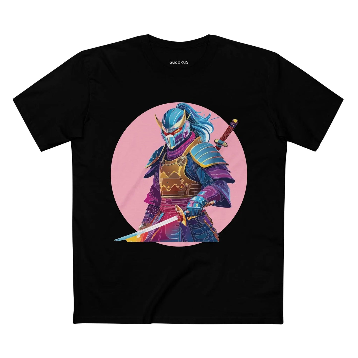 Samurai Graphic Unisex 100 Cotton Staple Tee 3