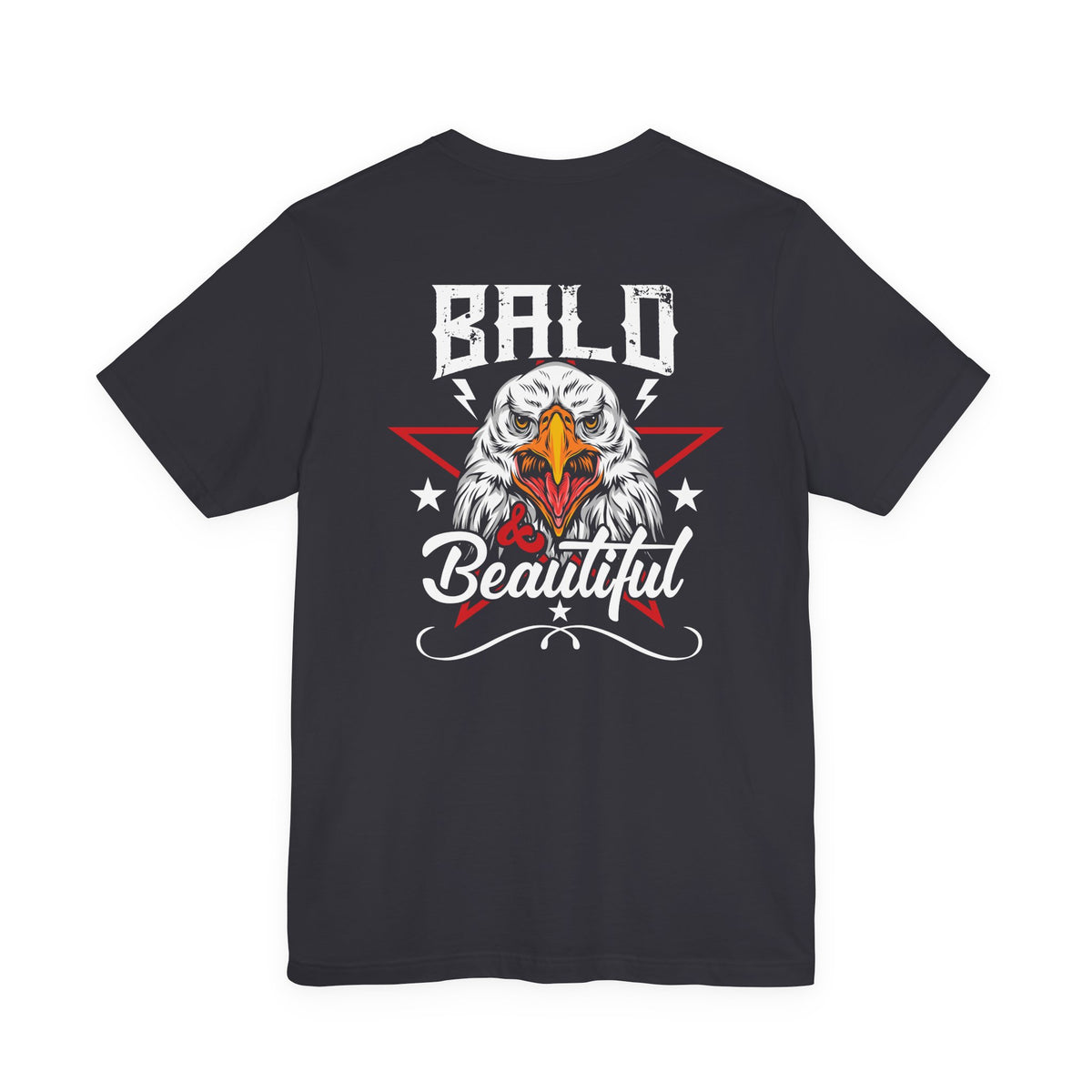 Bald Beautiful Eagle T-Shirt Patriotic Vintage Illustration Unisex Cotton Tee a3