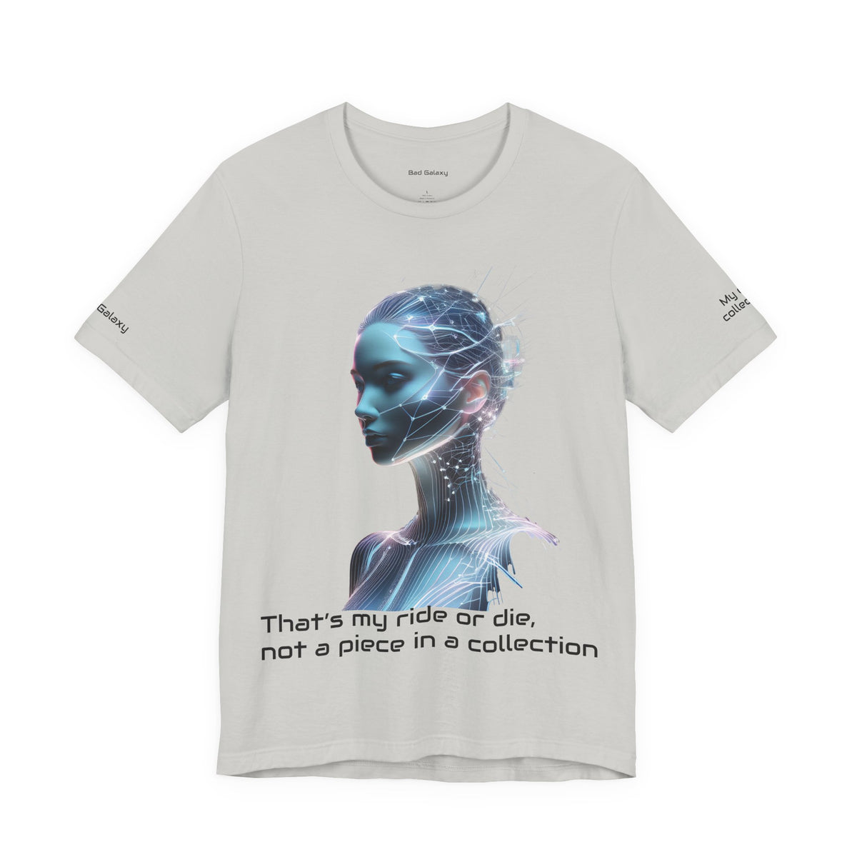 Car Graphic Unisex Cotton Bella+Canvas Tee with Art Design b14
