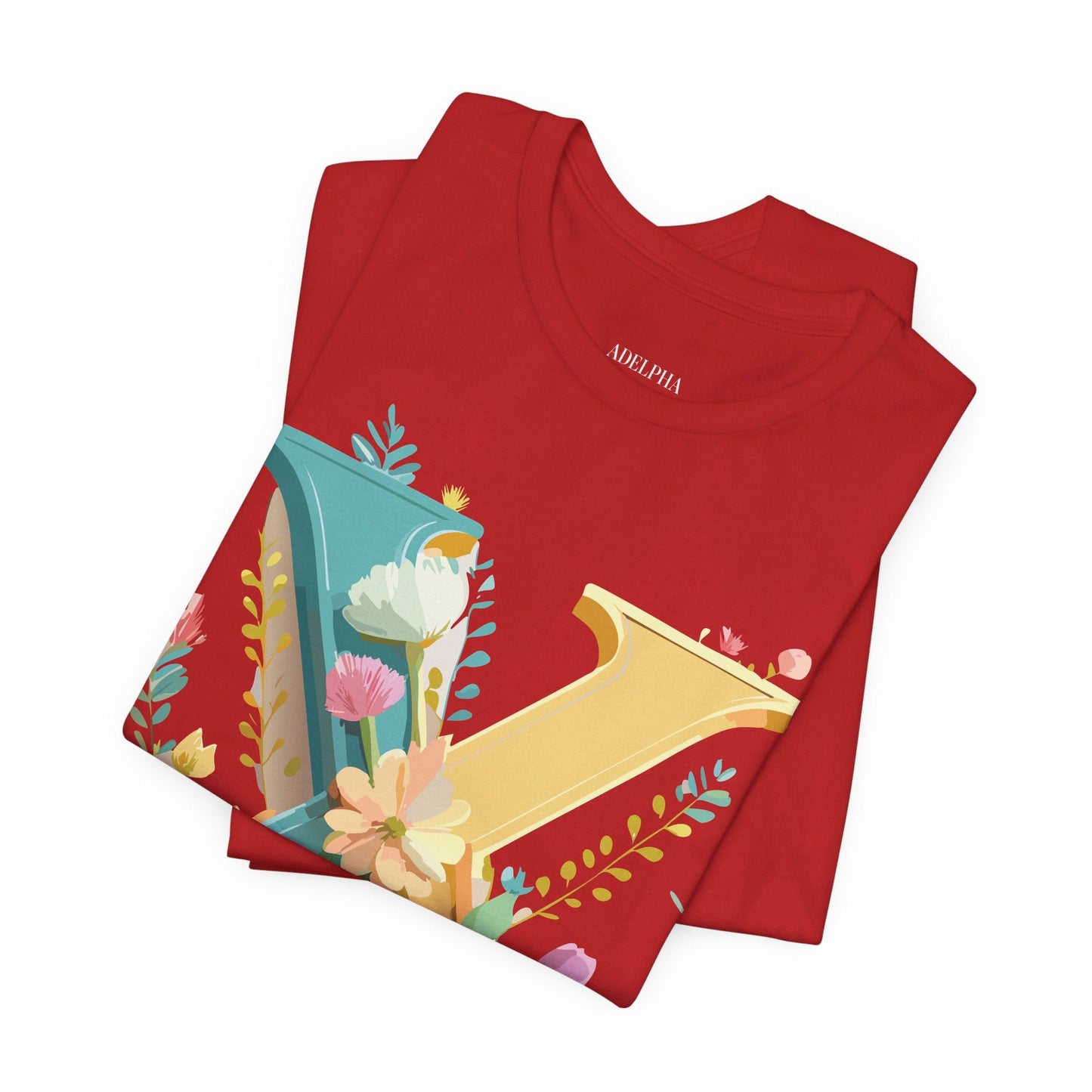 Letter X Shirt Unisex Graphic Tee Adelpha Vintage Inspired Artwork Short Sleeve Edition