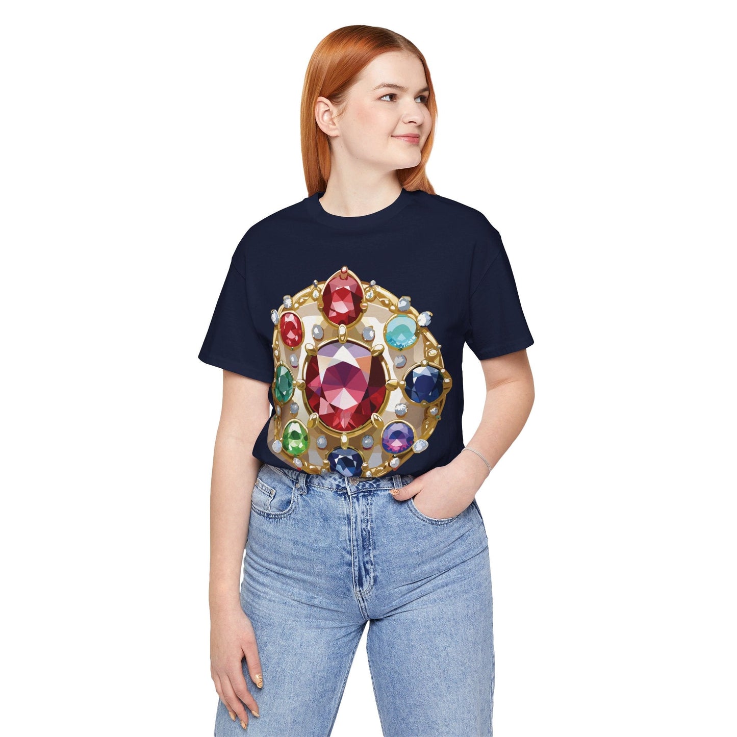 Adelpha Graphic T Shirt Unisex Vintage Artwork Tee Jewelry Design Short Sleeve Art Print