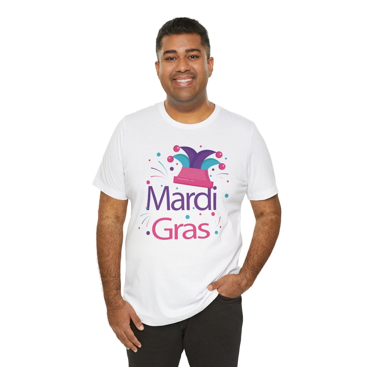 Tee-shirt en coton unisexe pour Mardi Gras