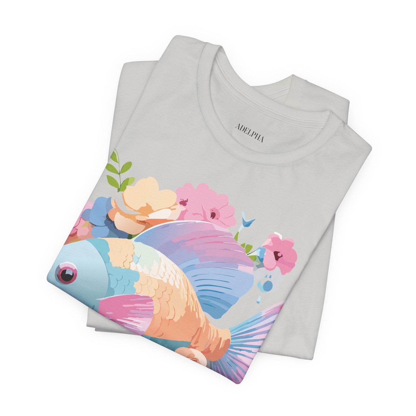 Fish Graphic Unisex 100 Cotton Vintage Artwork Tee 1