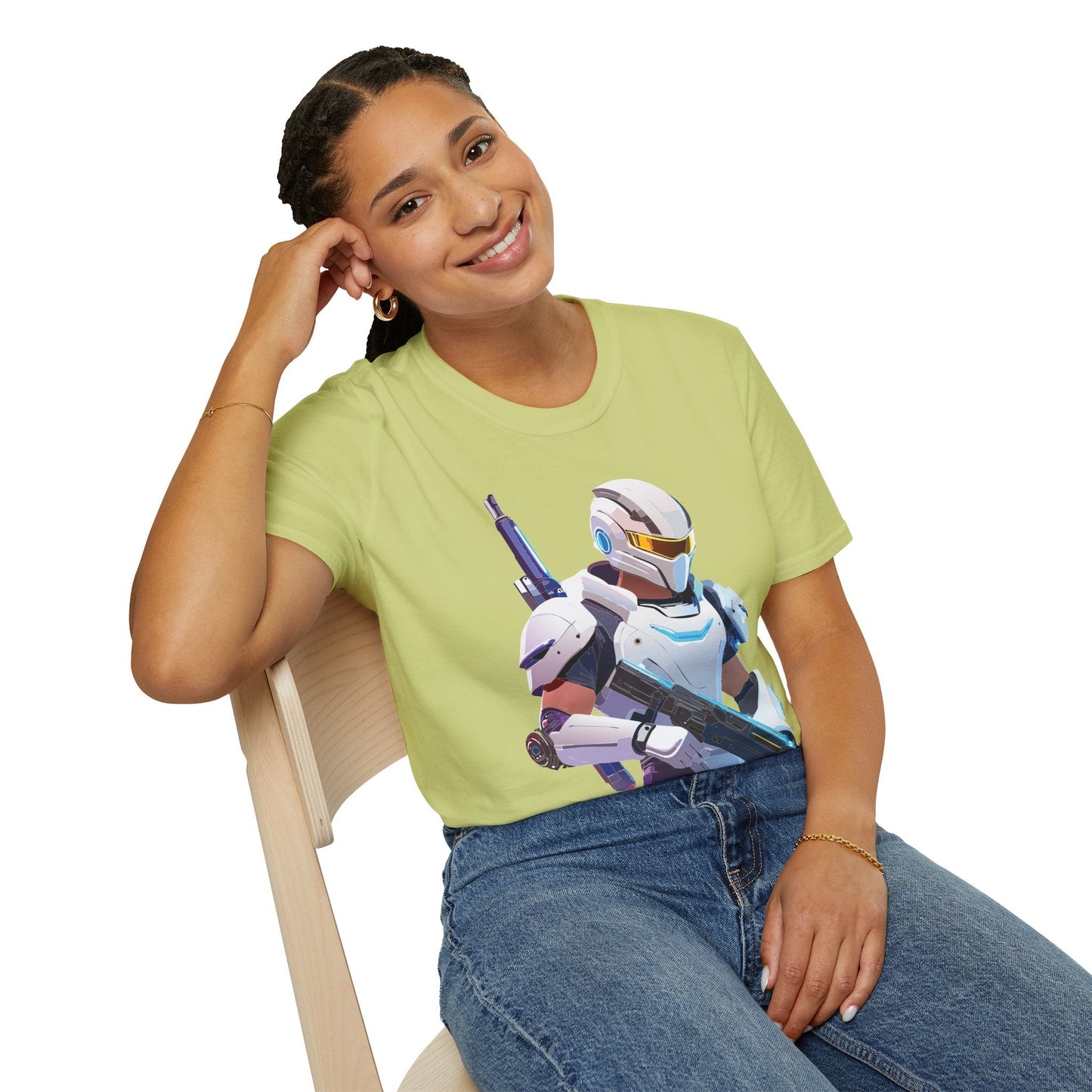 Robocop T Shirt Unisex Softstyle 64000 Gildan 100 Percent Ring Spun Cotton Graphic Tee