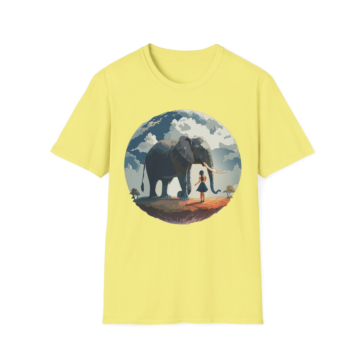 Womens Graphic T Shirt Art Design Tee Softstyle Gildan 64000 100 Percent Ring Spun Cotton