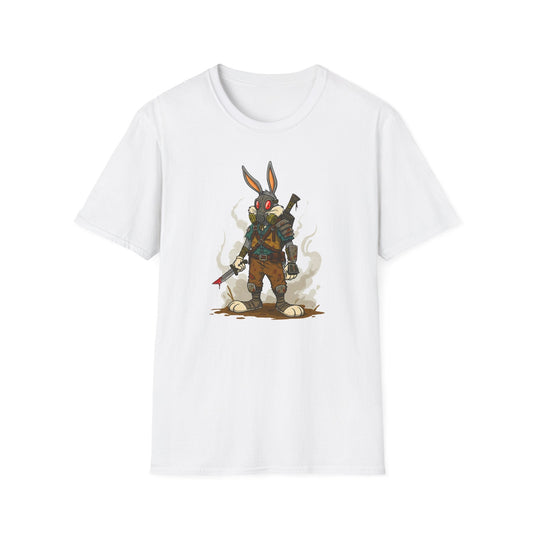 Cartoon Bunny Graphic Unisex Cotton Animal Animation Artwork Design Tee 13