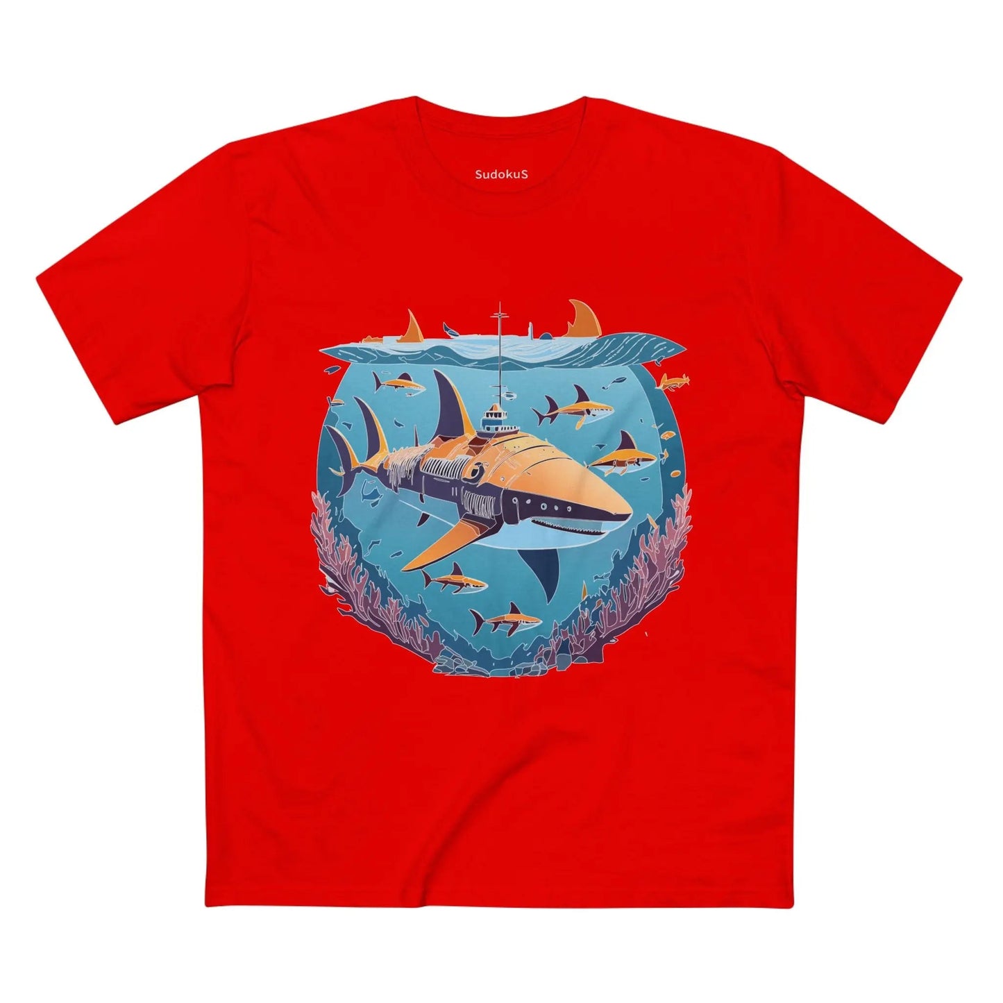 Ocean Coast Graphic Unisex 100 Cotton Staple Tee 12