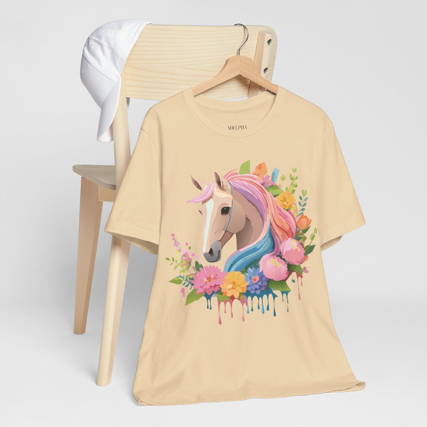 Horse Graphic Unisex 100 Cotton Vintage Animal Art T-Shirt 2