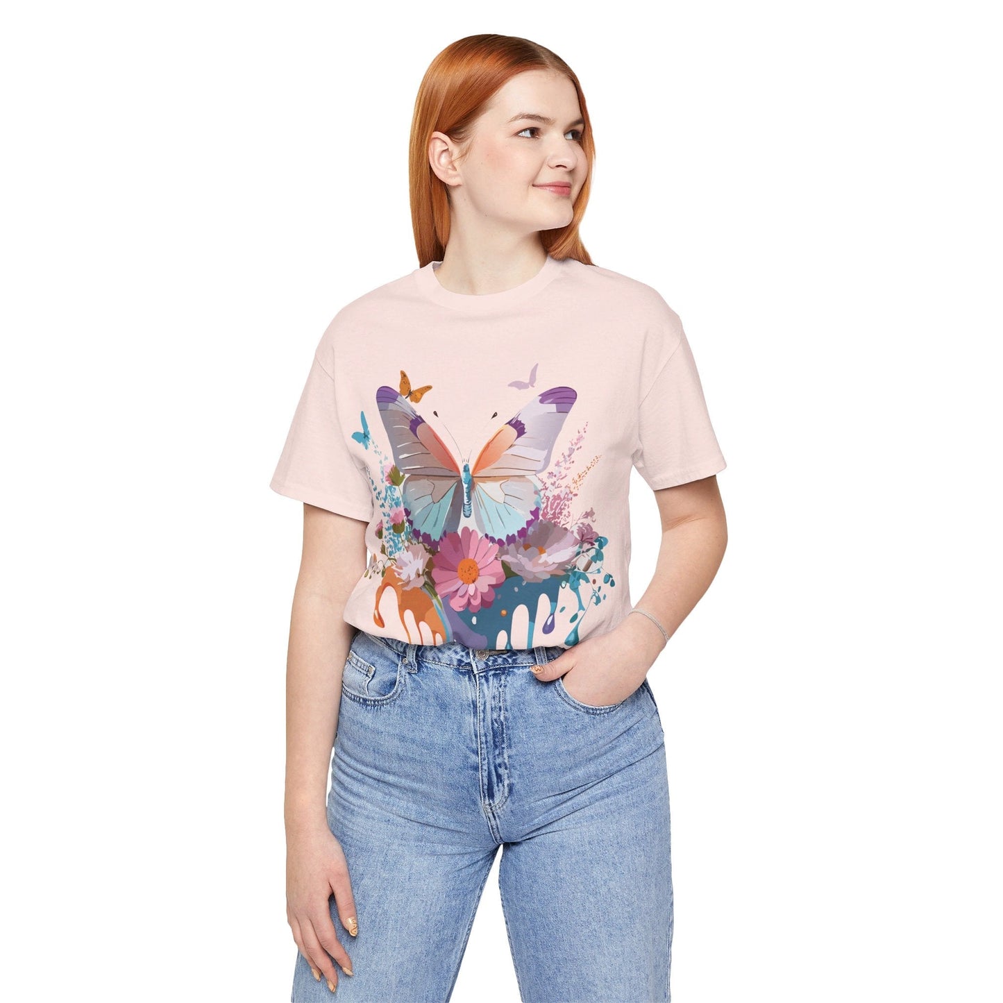 Butterfly Graphic Tee Adelpha Vintage Inspired Unisex Short Sleeve Shirt