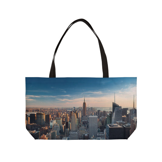 New York Print Bag High-Quality 100% Spun Poly 24x13 Canvas Art Bag C-11