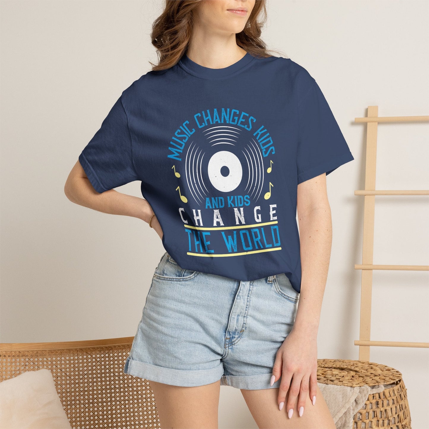 Music Graphic Design Unisex Cotton T-shirt m22