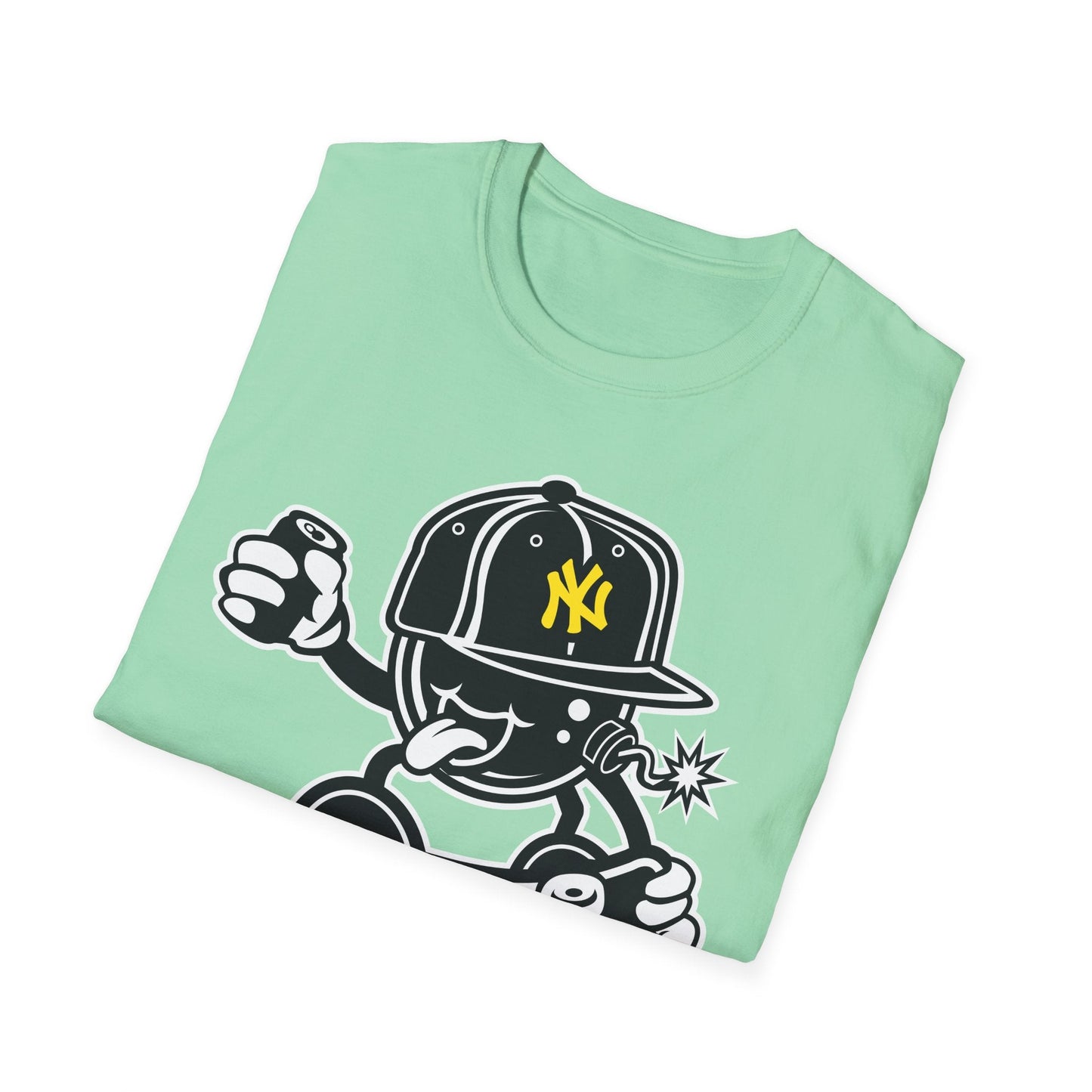 Cartoon T Shirt Animation Tee Funny Unisex Gildan Softstyle 64000 Cotton Breathable Lightweight Tee