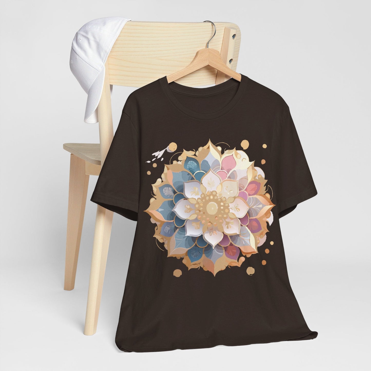Mandala Graphic Tee Unisex Jersey Short Sleeve From Adelpha Vintage Inspired Artwork
