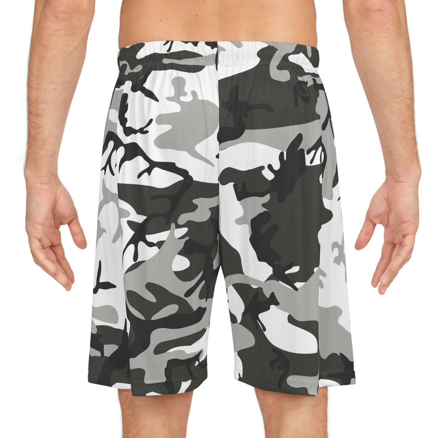 Basketballshorts mit Camouflage-Muster für Herren 