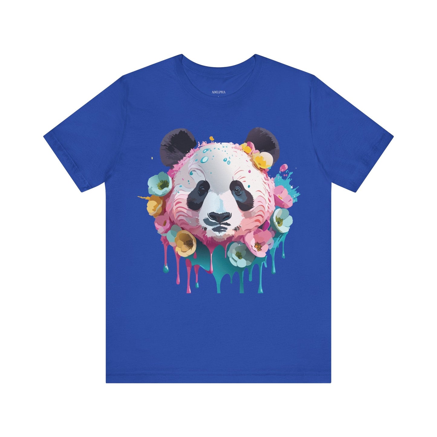 Panda Graphic Unisex 100 Cotton Vintage Art with Animal T-Shirt 5