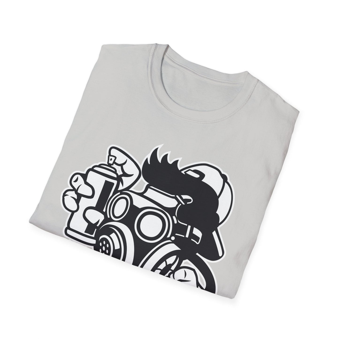 Cartoon T Shirt Unisex Animation Tee Funny Art Design Gildan Softstyle 64000 Ring Spun Cotton