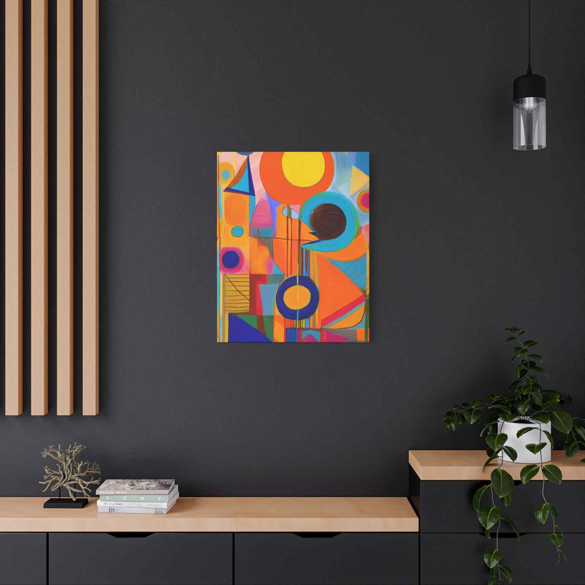 Abstract Painting Print Canvas 20x24,20x30,24x30, 24x32,24x36,30x40, 32x48,36x48,40x60 Pine-Wood Inner Frame ABS-12