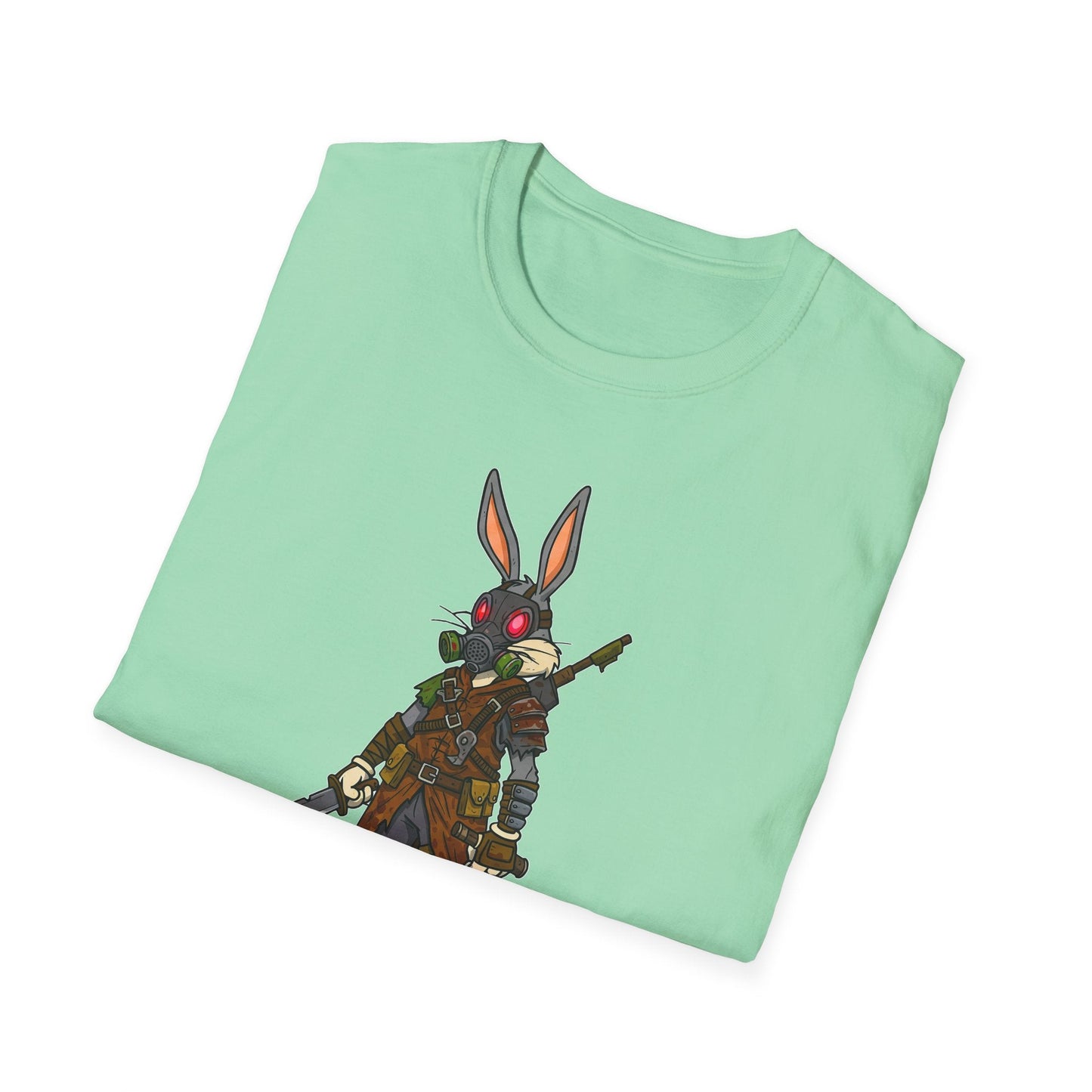 Cartoon Bunny Graphic Unisex Cotton Animal Animation Artwork Design Tee 10