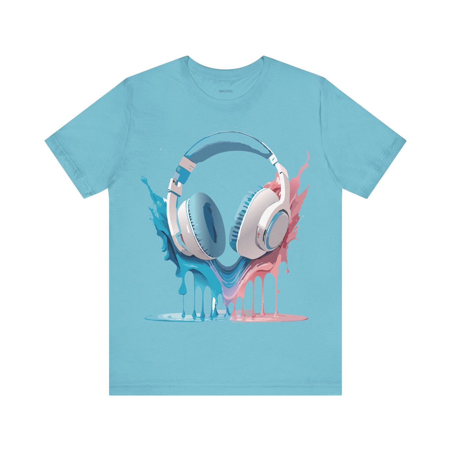 Music Graphic Unisex 100 Cotton Vintage Art with Musical Elements Tee 92