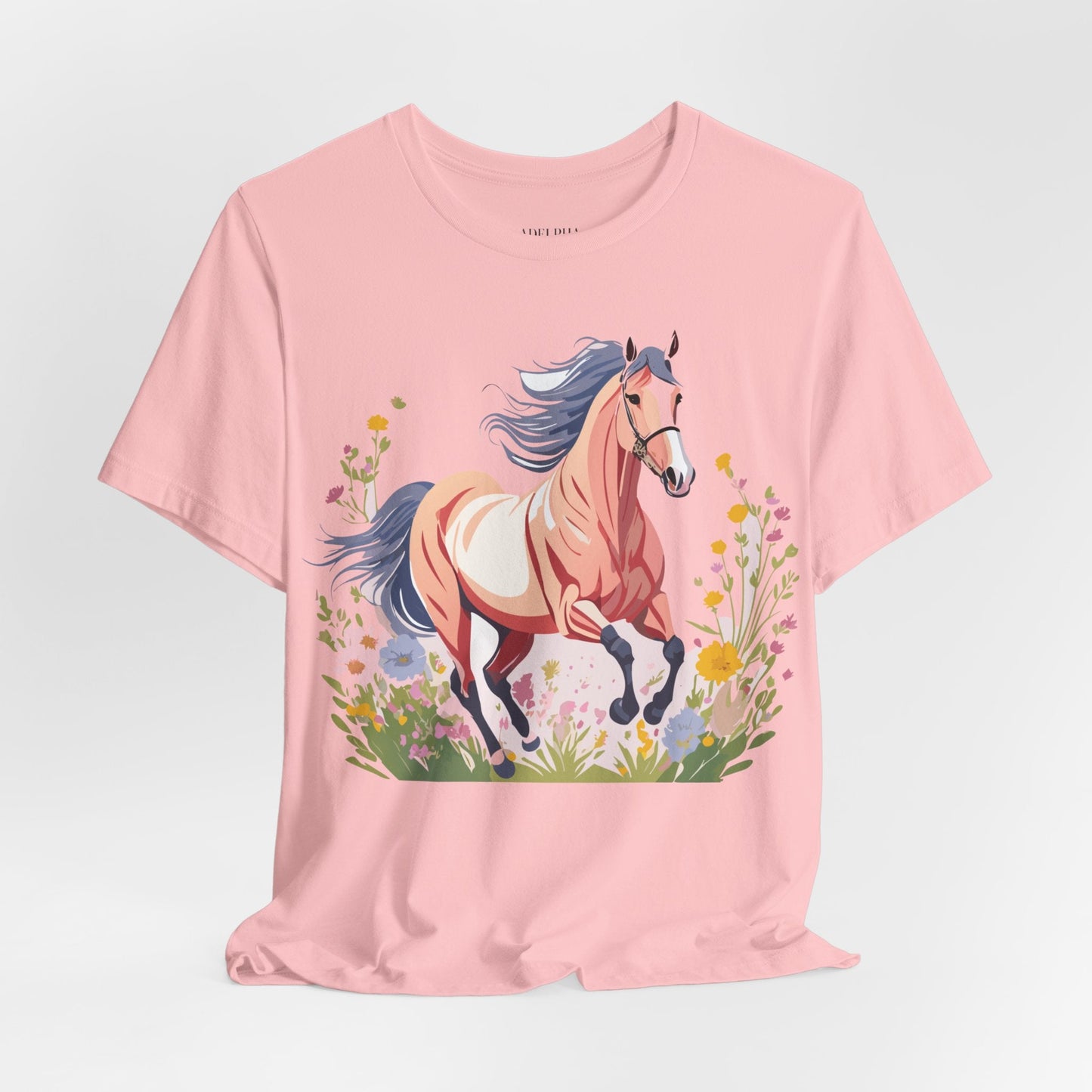 Horse Graphic Unisex 100 Cotton Vintage Animal Art T-Shirt 9