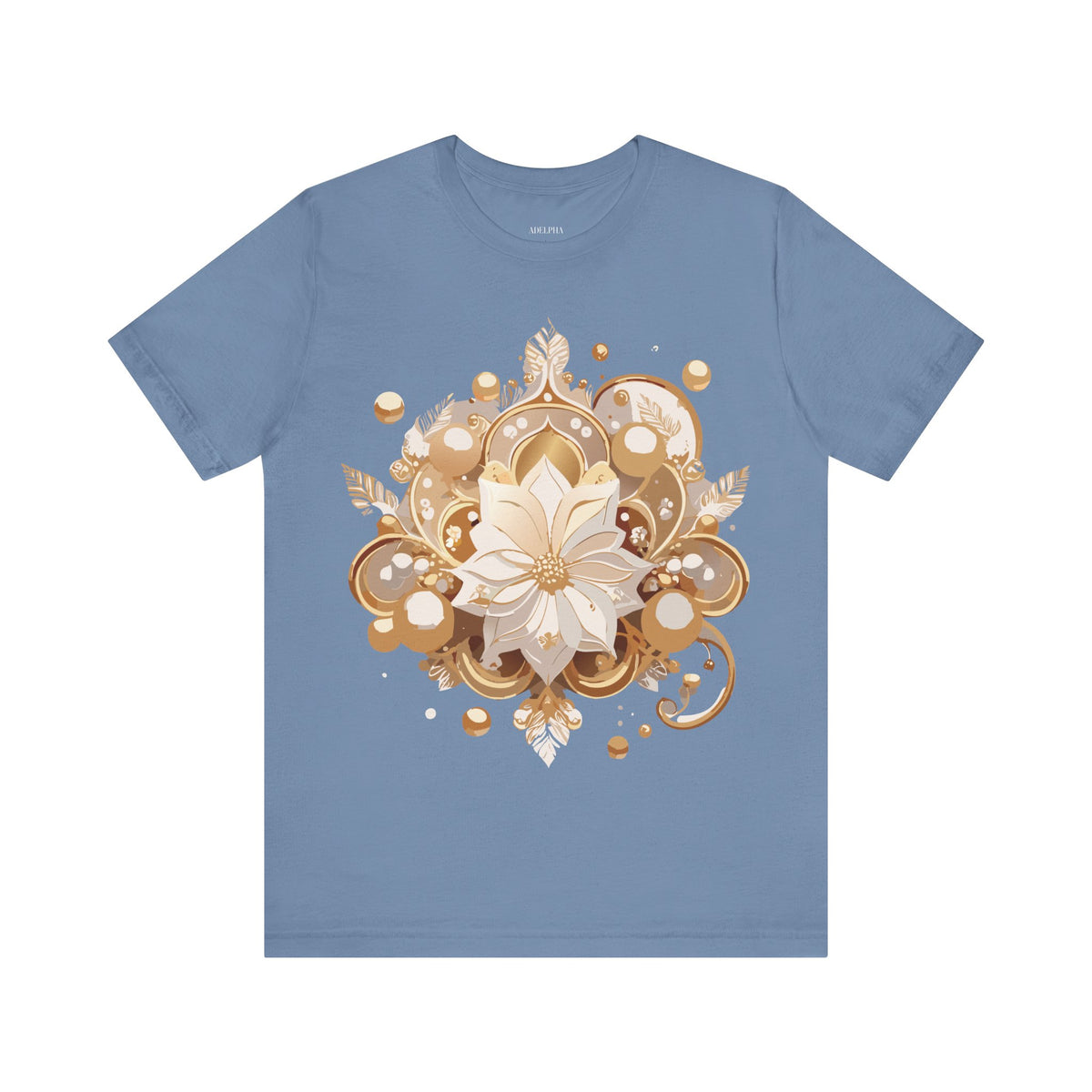 Jewelry Graphic Unisex Cotton Bella+Canvas Tee with Art Design n125