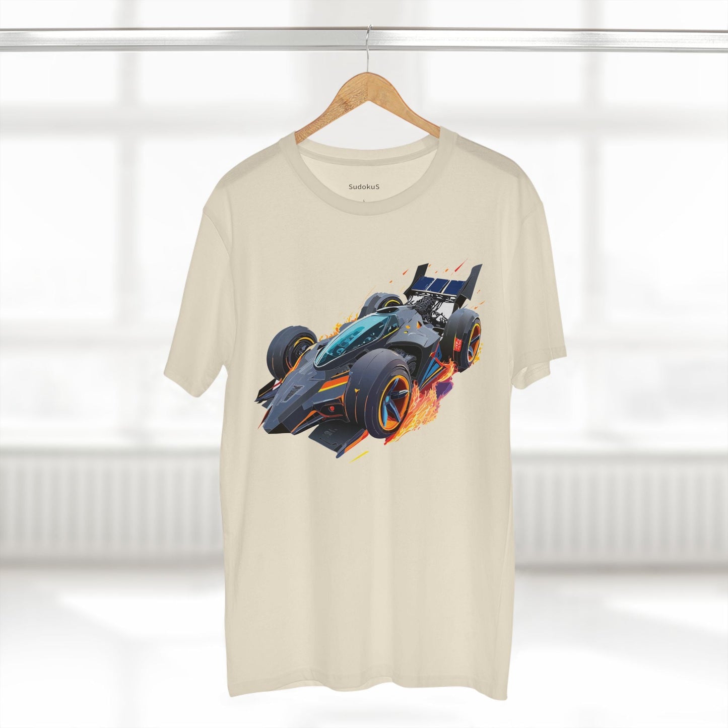 Car Graphic Unisex 100 Cotton Staple Tee 13
