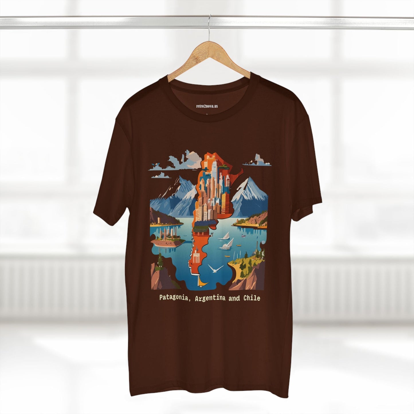 Travel Shirt For Tourists Unisex Premium Cotton Tee With Original Art Design By Retro2Nova