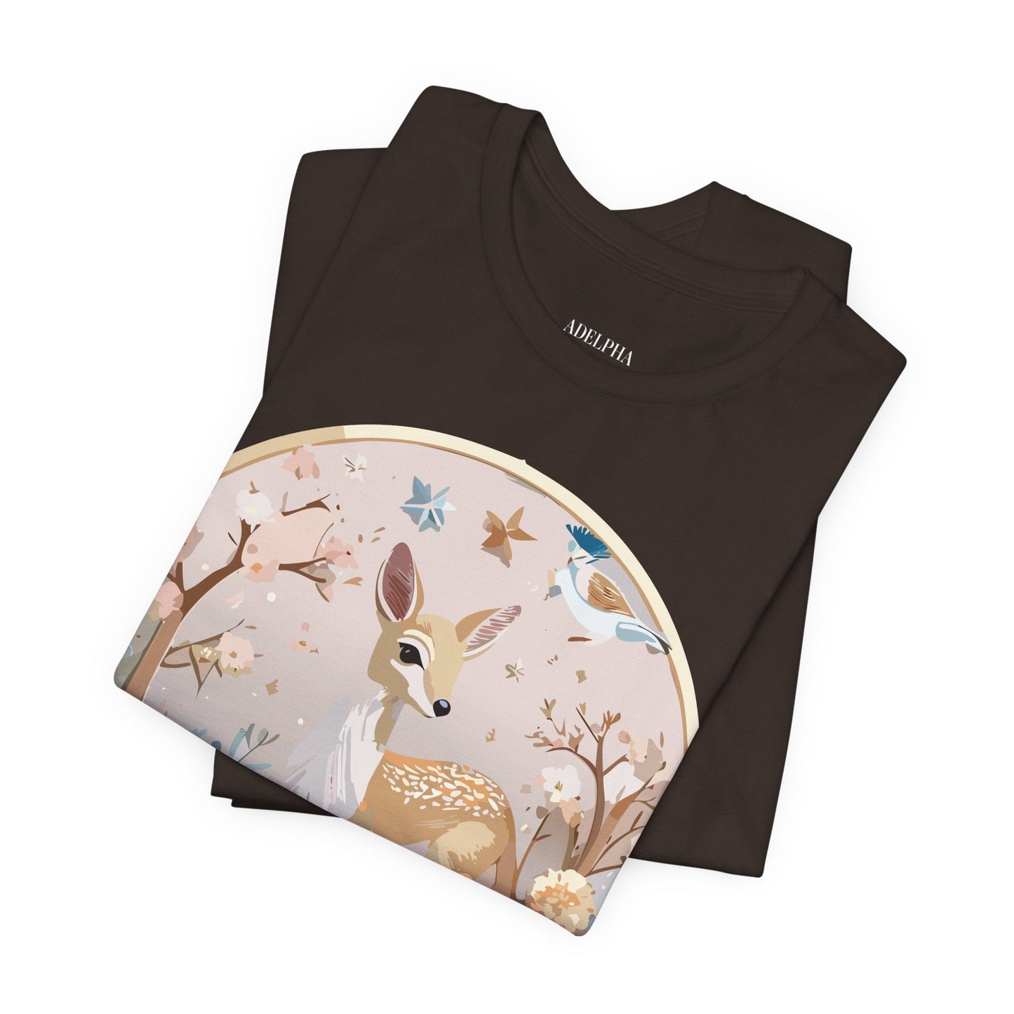 Adelpha Medallion Shirt Unisex Graphic Tee Vintage Inspired Art Design Short Sleeve T Shirt