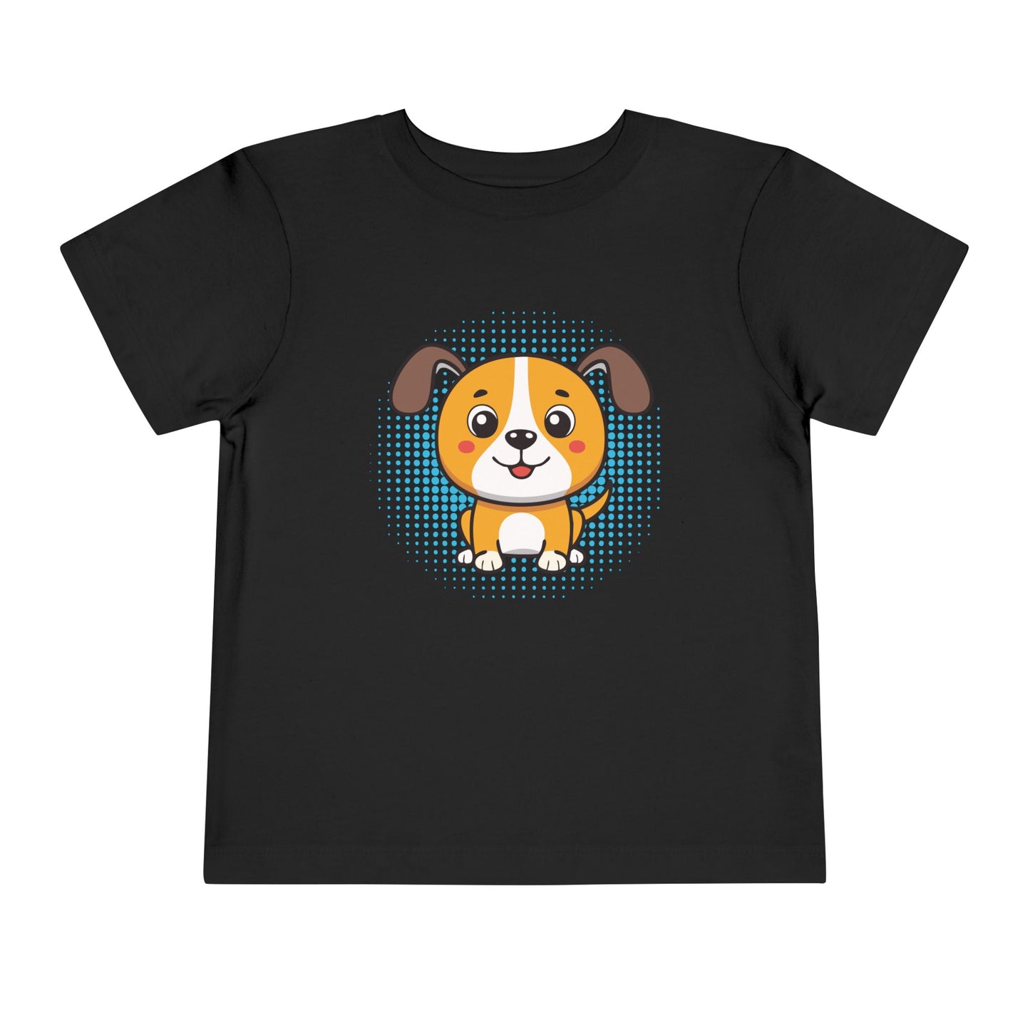 Bonita camiseta de manga corta para niños pequeños con diseño de cachorro: regalo adorable para amantes de las mascotas (2 a 5 años)