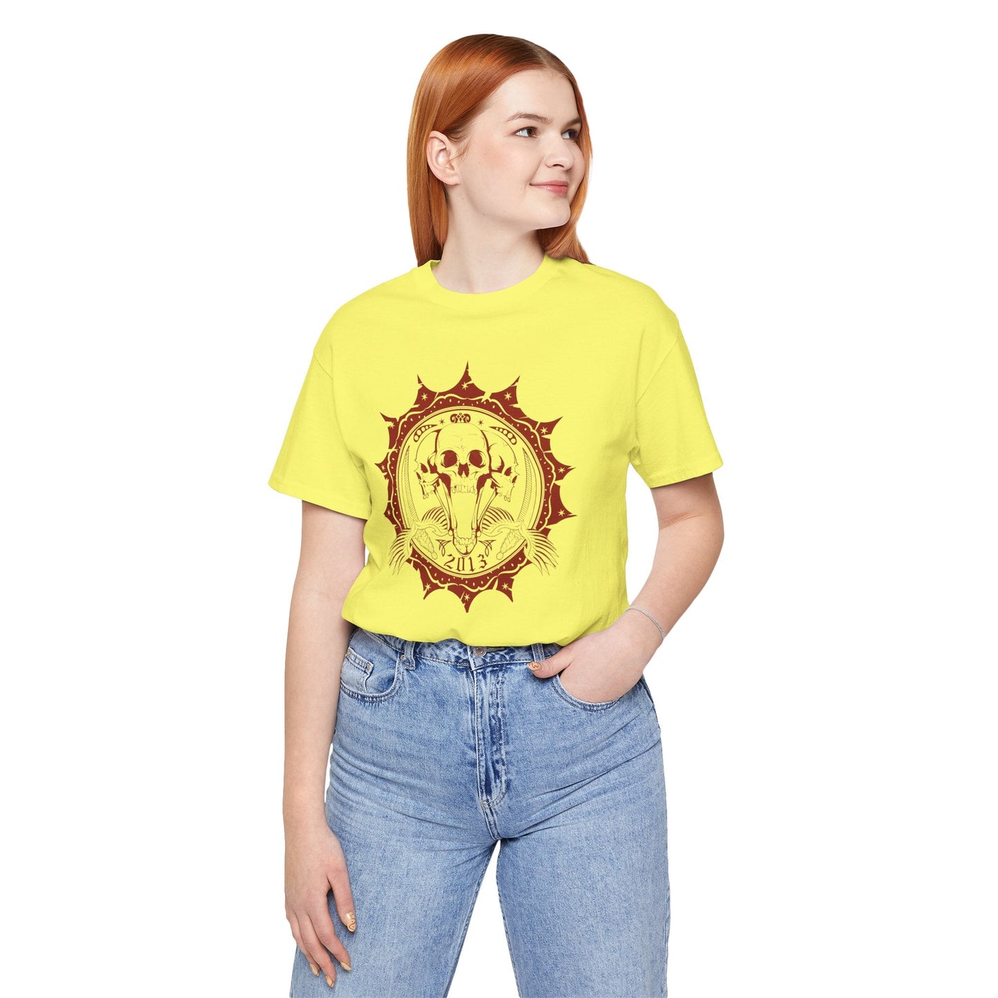 Skull Elephant Mandala Tee Boho Skull Graphic Shirt Art-51