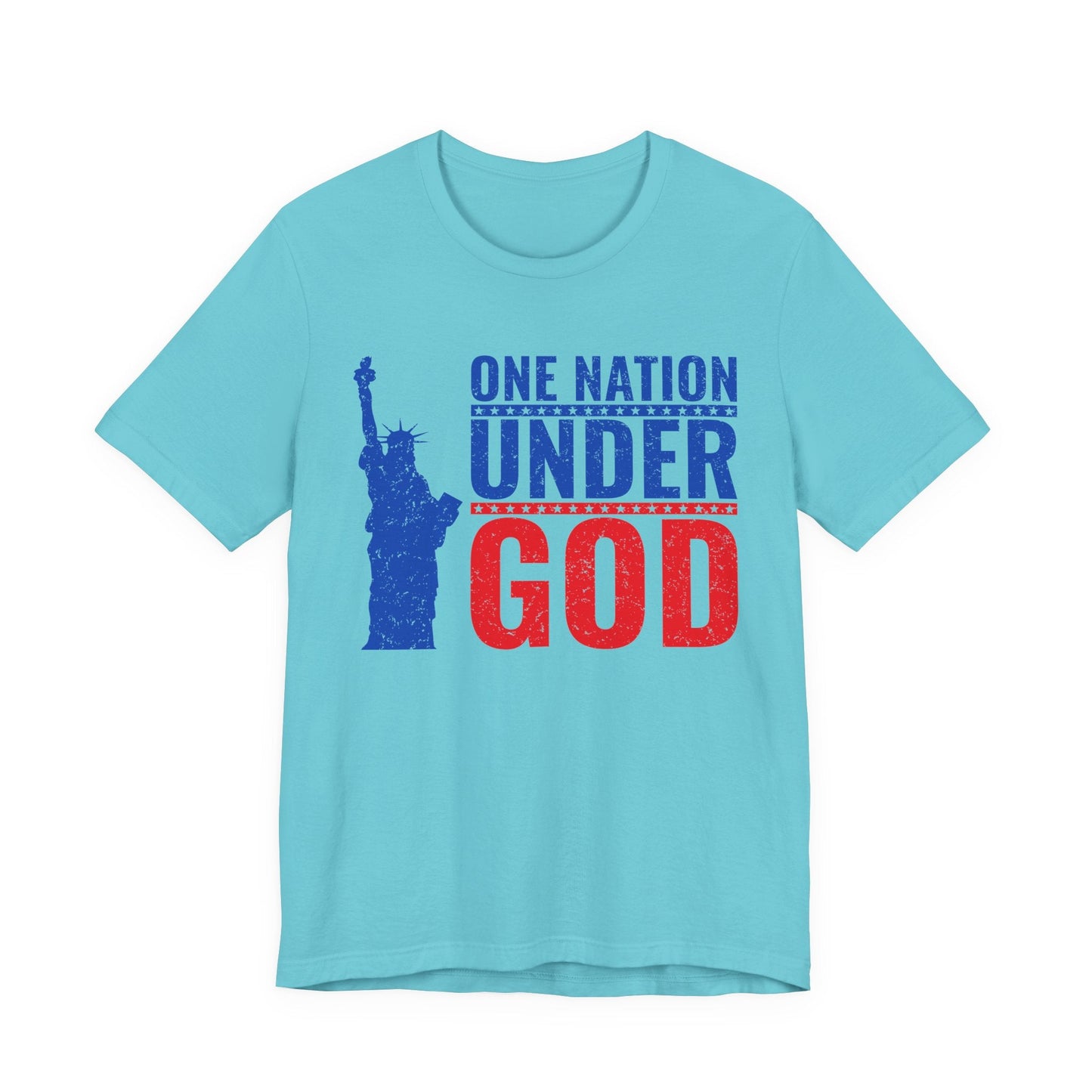 Statue of Liberty Patriotic Graphic Unisex Cotton T-Shirt a6
