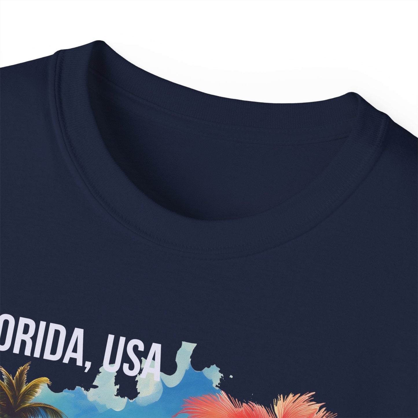 Florida Graphic Unisex Cotton T‑Shirt 1