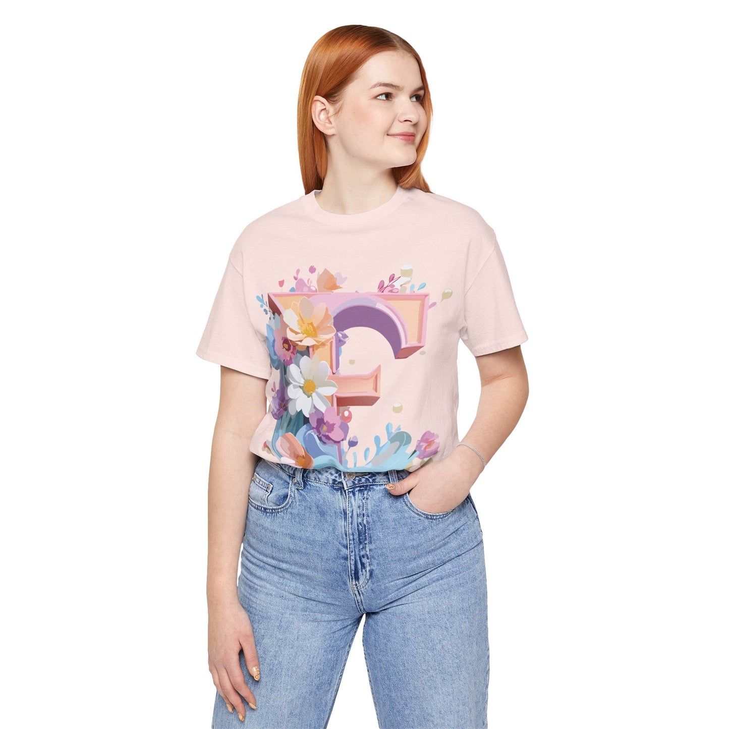 Letter E Shirt Graphic Tee Unisex Vintage Inspired Artwork By Adelpha Premium Short Sleeve