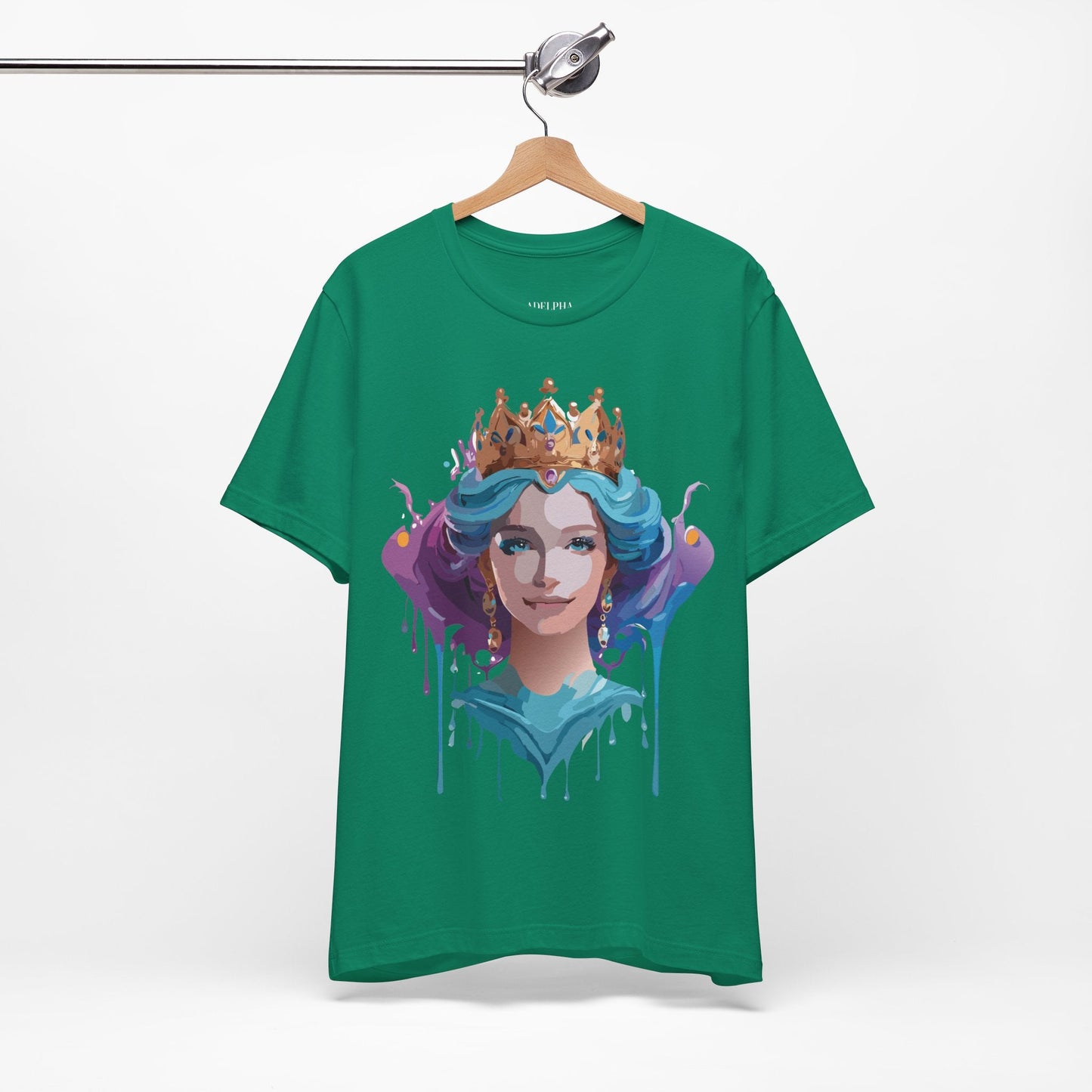 Queen Woman Portrait Graphic Unisex 100 Cotton Vintage Artwork Tee 1
