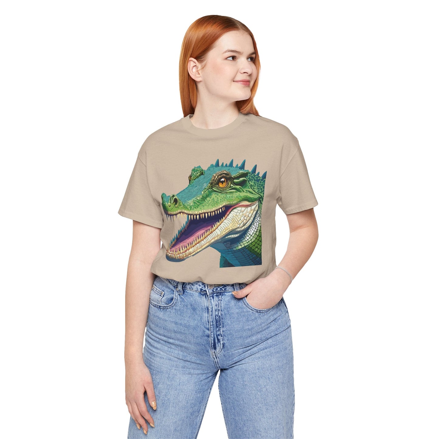 Unisex Animal Tee Shirt With Animals Art Design Wild Animals Jersey Short Sleeve