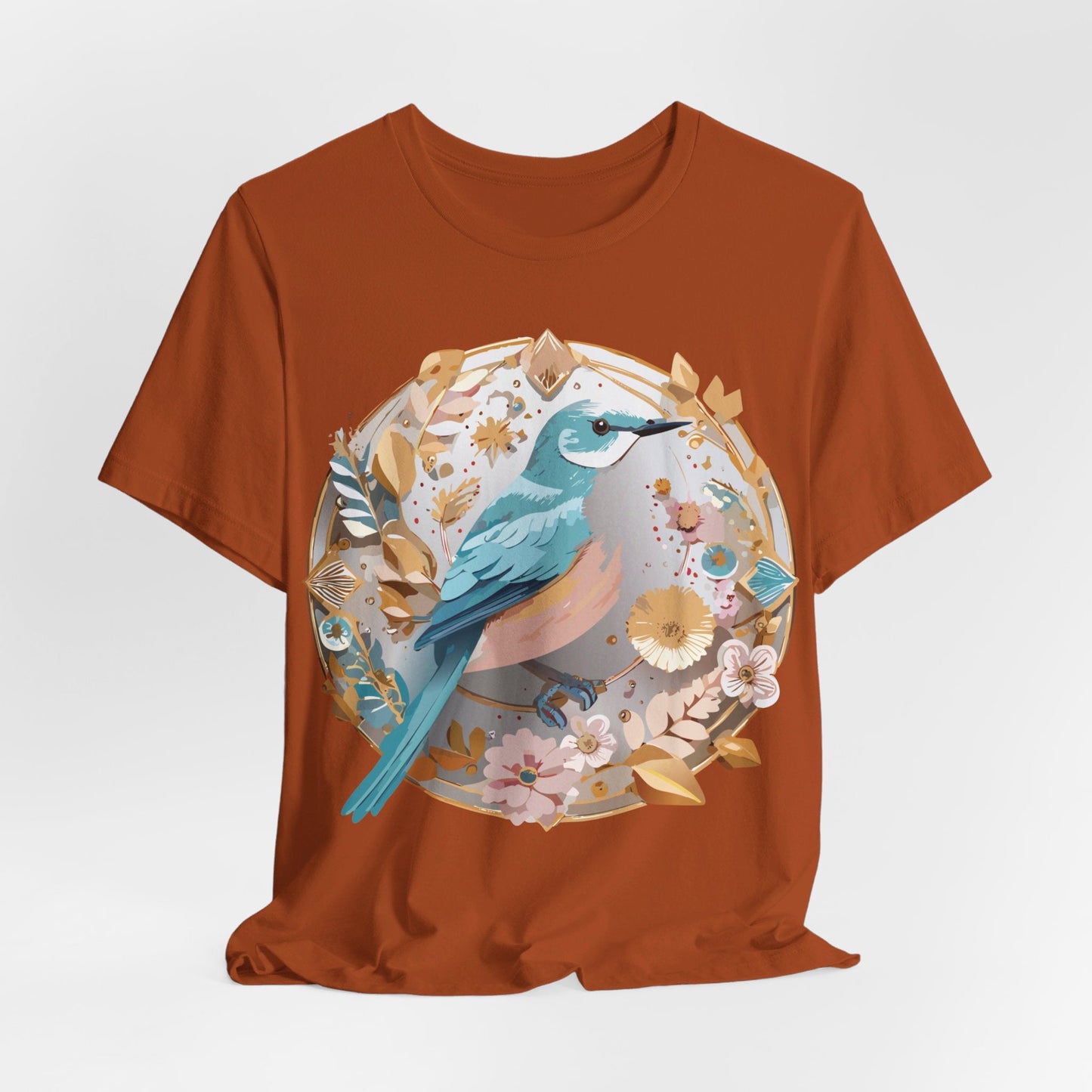 Adelpha Graphic T Shirt Unisex Jersey Short Sleeve Medallion Artwork Vintage Inspired Tee