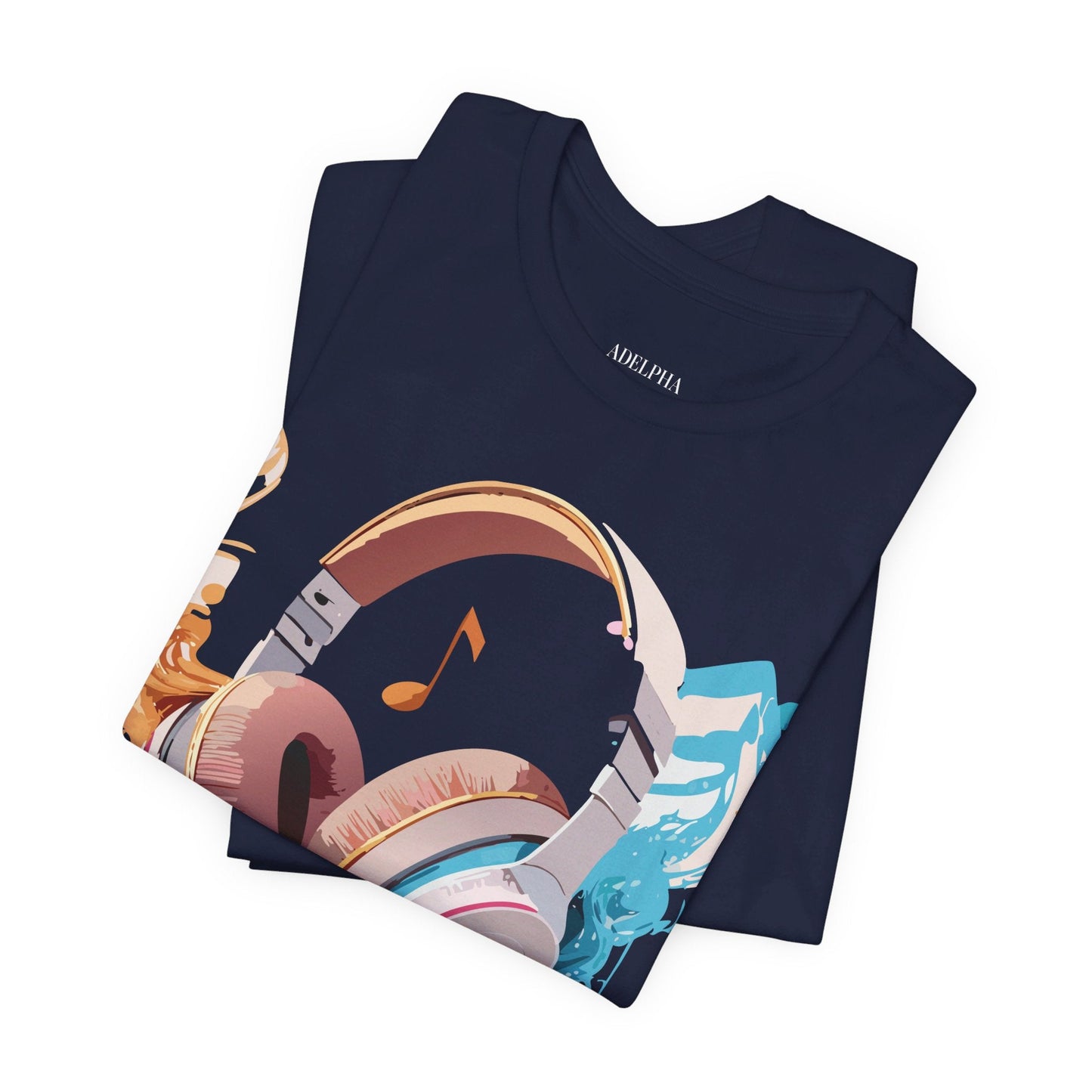 Adelpha Music T Shirt Unisex Graphic Tee Vintage Inspired Artwork Short Sleeve Premium
