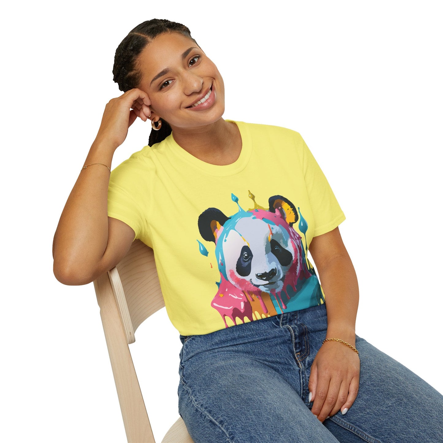 Panda Shirt Unisex T Shirt Panda Lover Gift Gildan Softstyle Tee 100 Percent Cotton