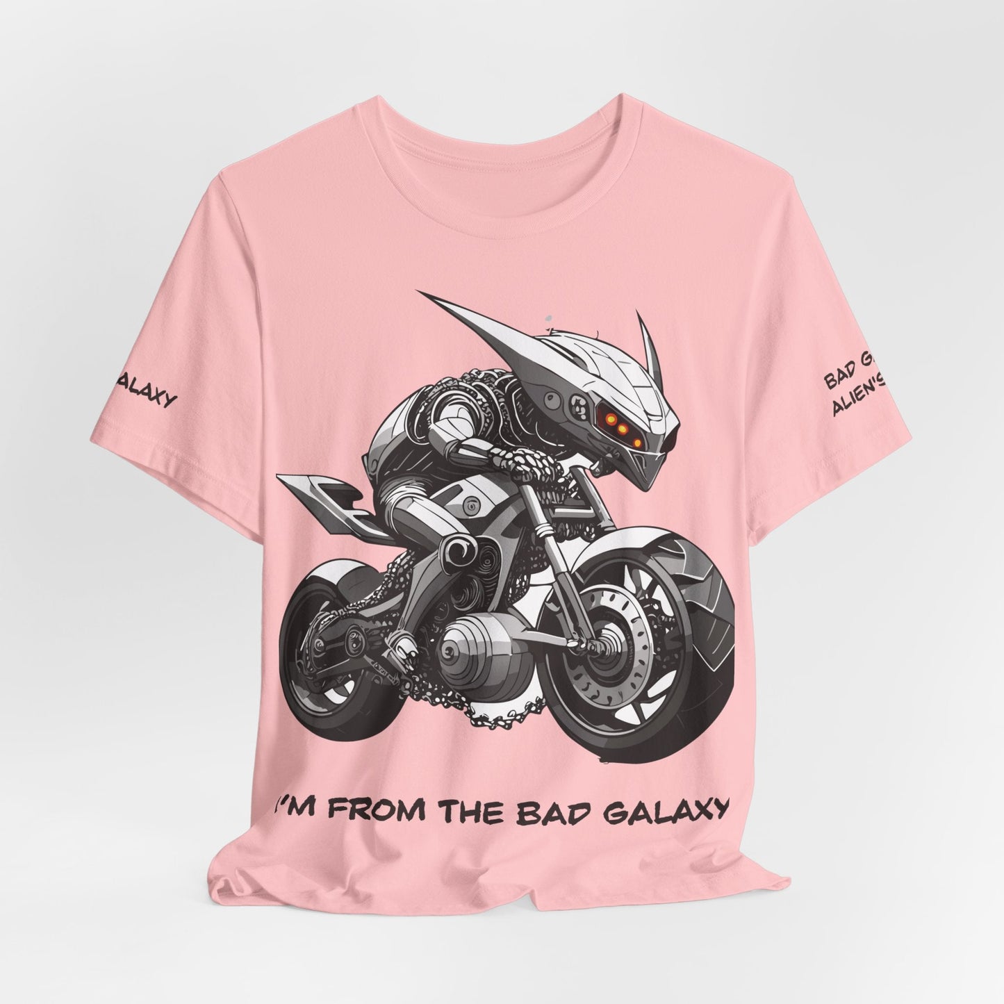Alien Tee Shirt From Bad Galaxy Made To Order 100 Percent Cotton Lightweight Tee Made In USA