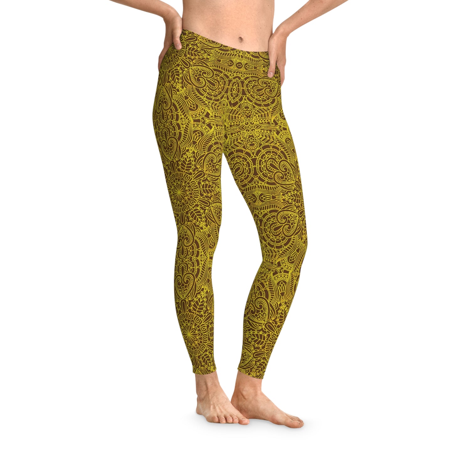 Leggings mit traditionellem Aufdruck