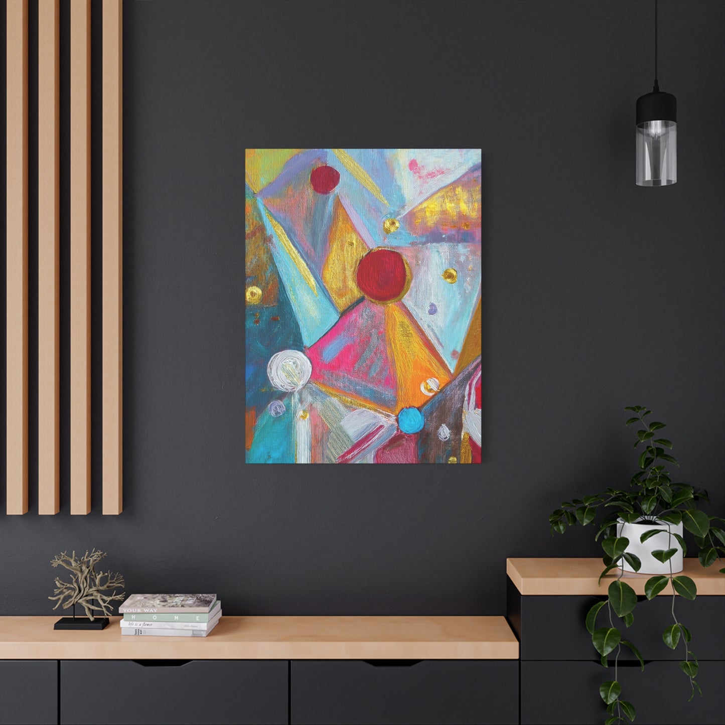 Abstract Oil Painting Print Canvas 20x24,20x30,24x30 24x32,24x36,30x40 32x48,36x48,40x60 Pine-Wood Inner Frame ABS-173