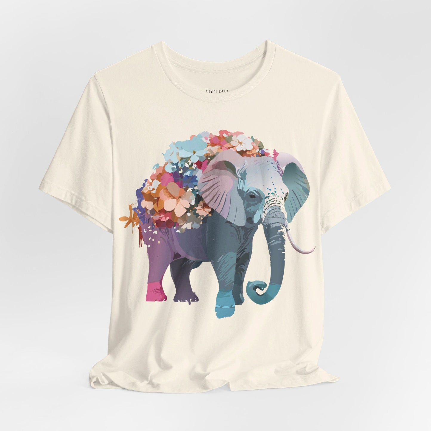 Elephant Graphic Unisex 100 Cotton Jersey Vintage Art Design Tee 11