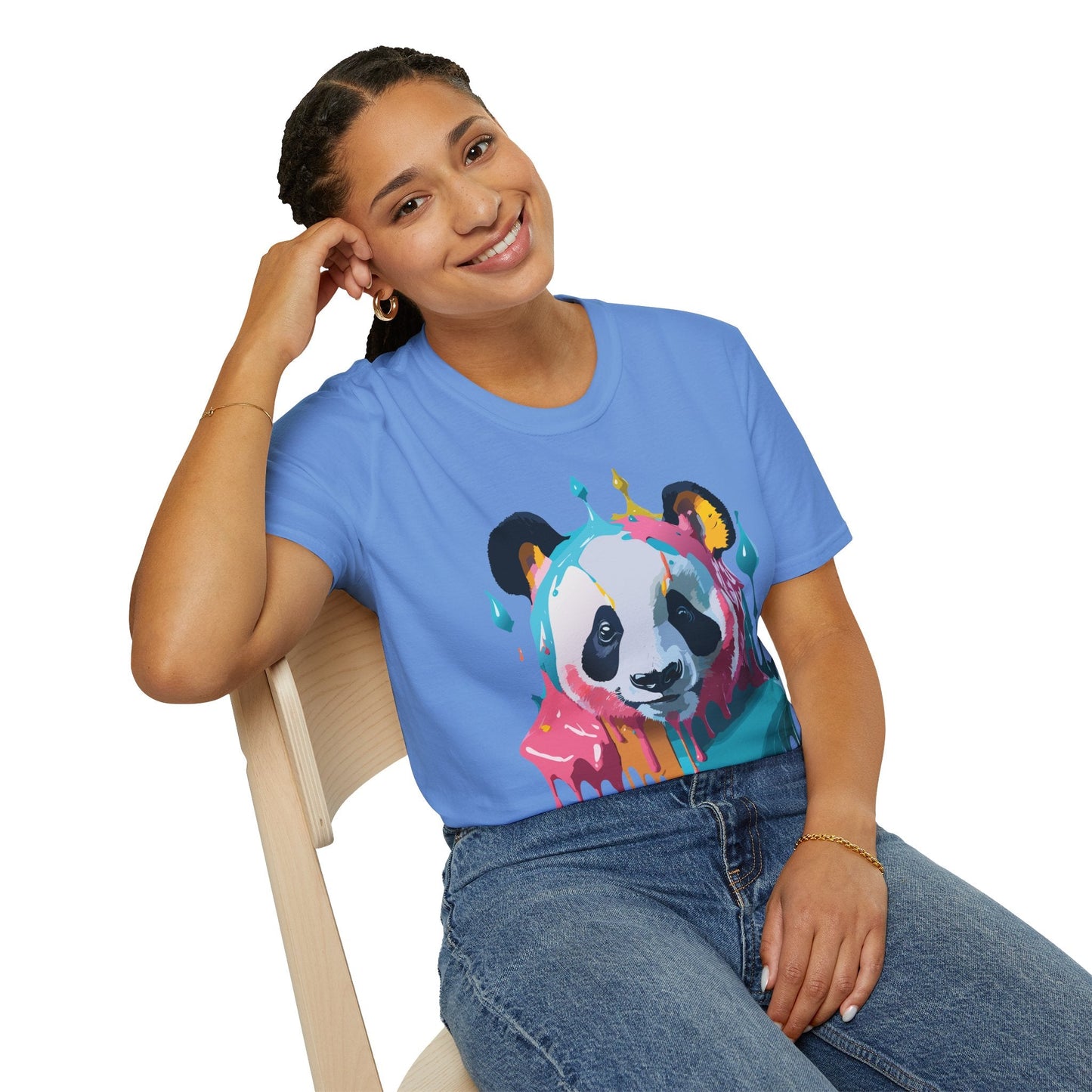 Panda Shirt Unisex T Shirt Panda Lover Gift Gildan Softstyle Tee 100 Percent Cotton